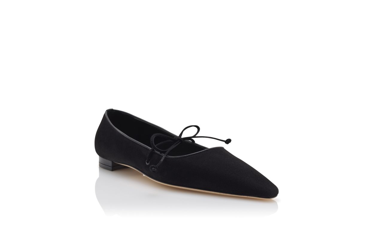 Zapatillas Planas de Suela Negra