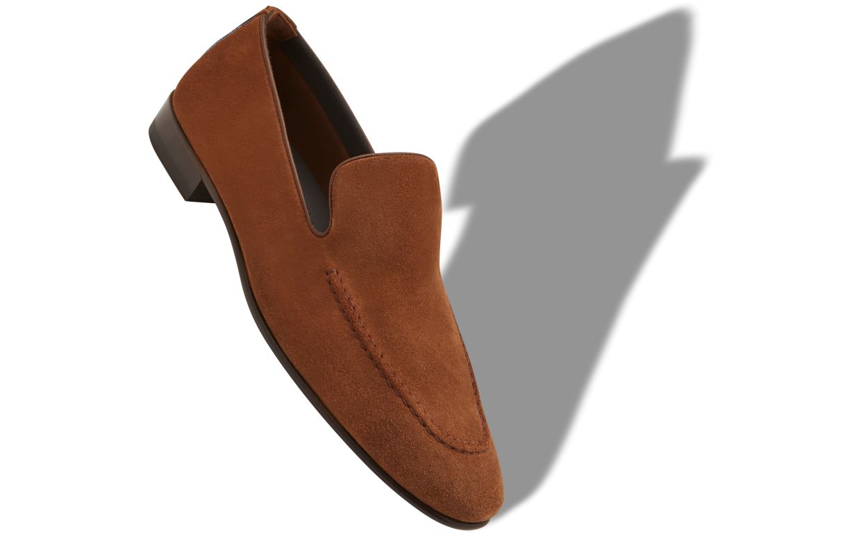 Zapatillas de Piel de Cabra Marrones